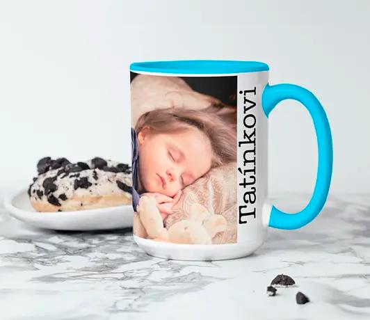 barevný maxi hrnek s fotkou