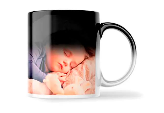 vzorek magického hrnku s potiskem