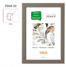 Fotorámeček 13x18 PINIA 03 hnědý